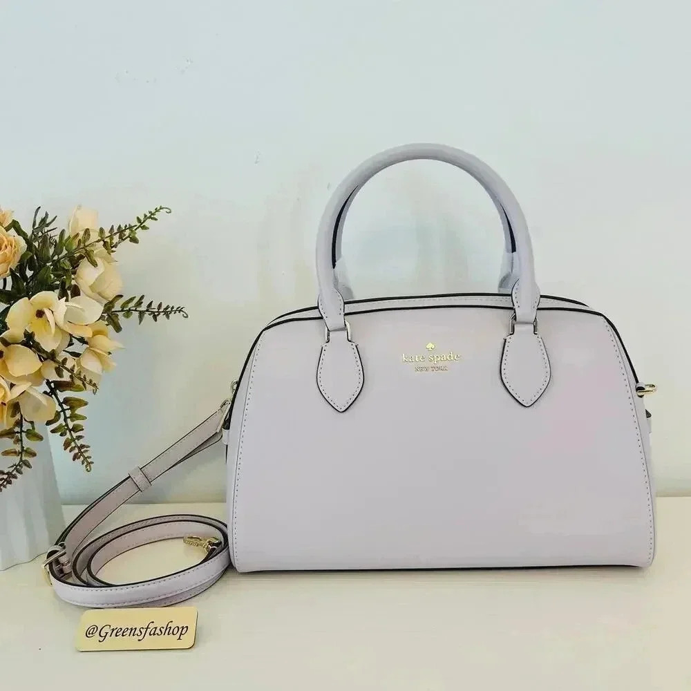Kate Spade  Madison Large Duffle satchel  Crossbody Bag Pastel Lavender
